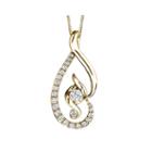 Juno Lucina 5/8 Ct. T.w. Diamond 14k Yellow Gold Pendant Necklace