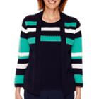 Alfred Dunner Costa Allegra 3/4-sleeve Layered Sweater - Petite