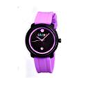 Crayo Unisex Fresh Purple Rubber-strap Watch With Date Cracr0307