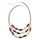 Bold Elements September Bold Elements Womens Collar Necklace