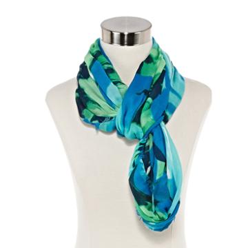 Studio 36 Hibiscus Floral Loop Scarf