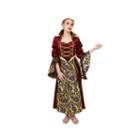 Velvet Brocade Renaissance Lady Adult Costume
