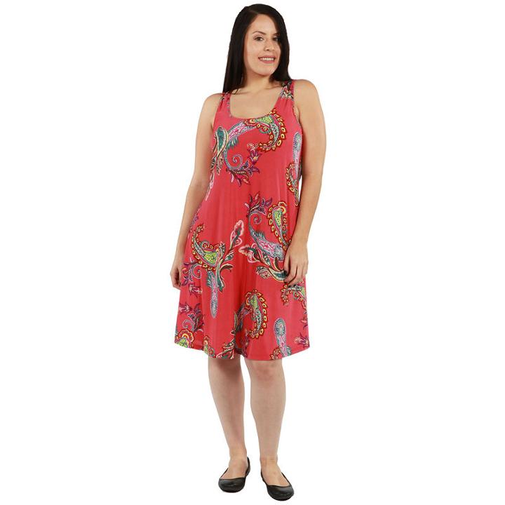 24/7 Comfort Apparel Odette Dress - Plus