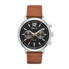 Relic Mens Brown Strap Watch-zr15932