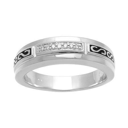 Mens Diamond-accent Band