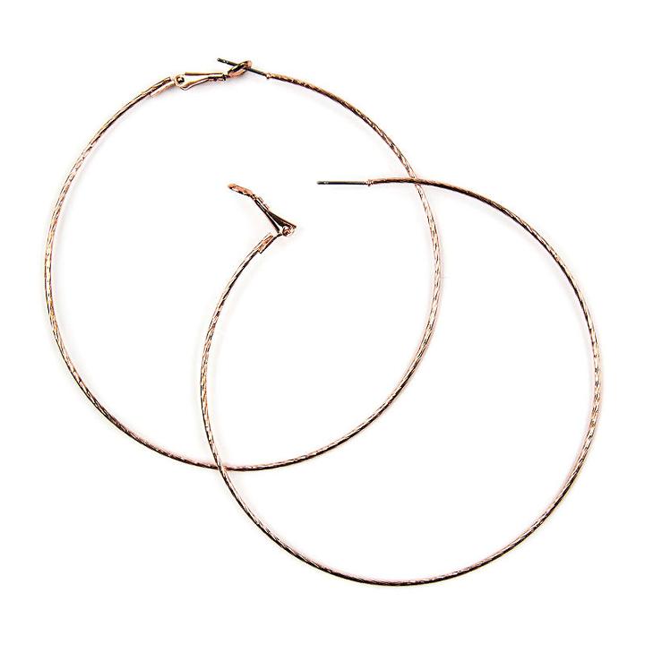 Decree 80mm Hoop Earrings