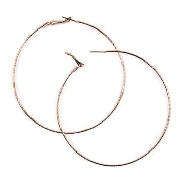 Decree 80mm Hoop Earrings