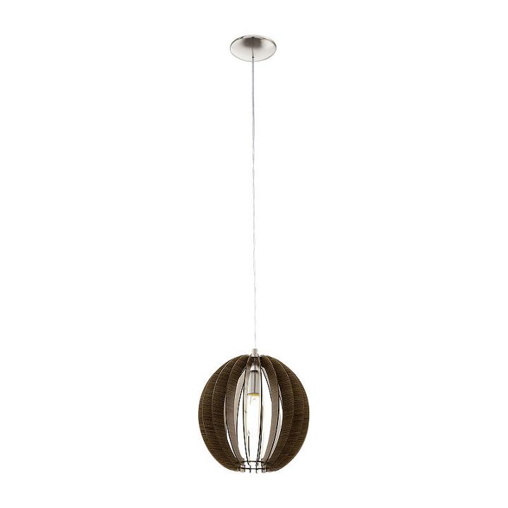 Eglo Cossano 1-light 12 Inch Matte Nickel Pendantceiling Light