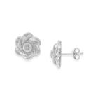 Diamond Blossom 1/2 Ct. T.w. Round White Diamond Sterling Silver Stud Earrings