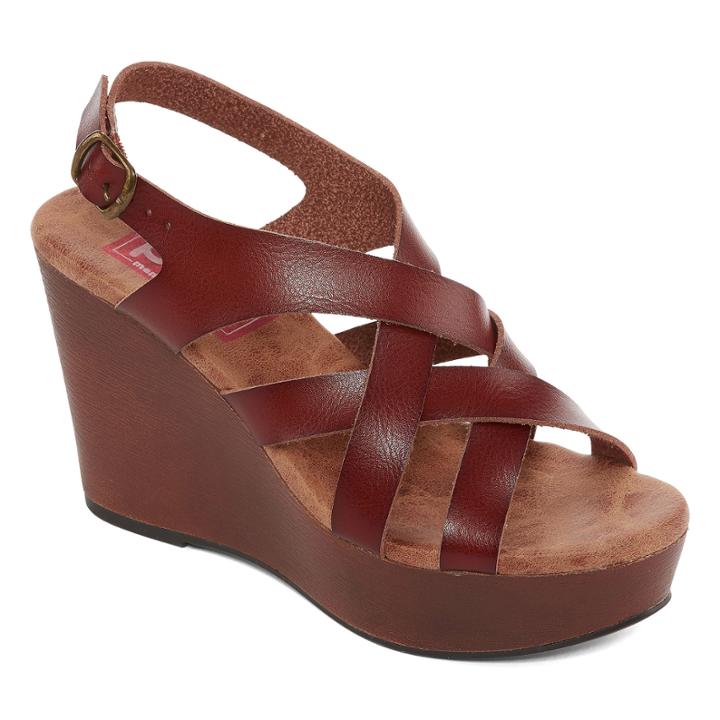Pop Ayala Womens Wedge Sandals
