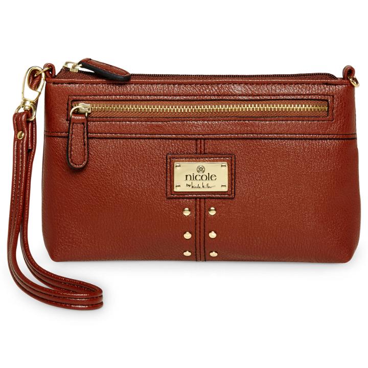 Adrienne Vittadini Small Dual Zip Around Wallet