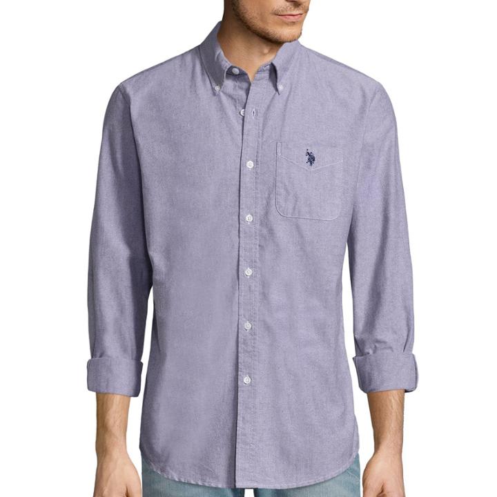 U.s. Polo Assn. Long-sleeve Slim-fit Oxford Shirt