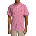 U.s. Polo Assn. Short Sleeve Checked Button-front Shirt