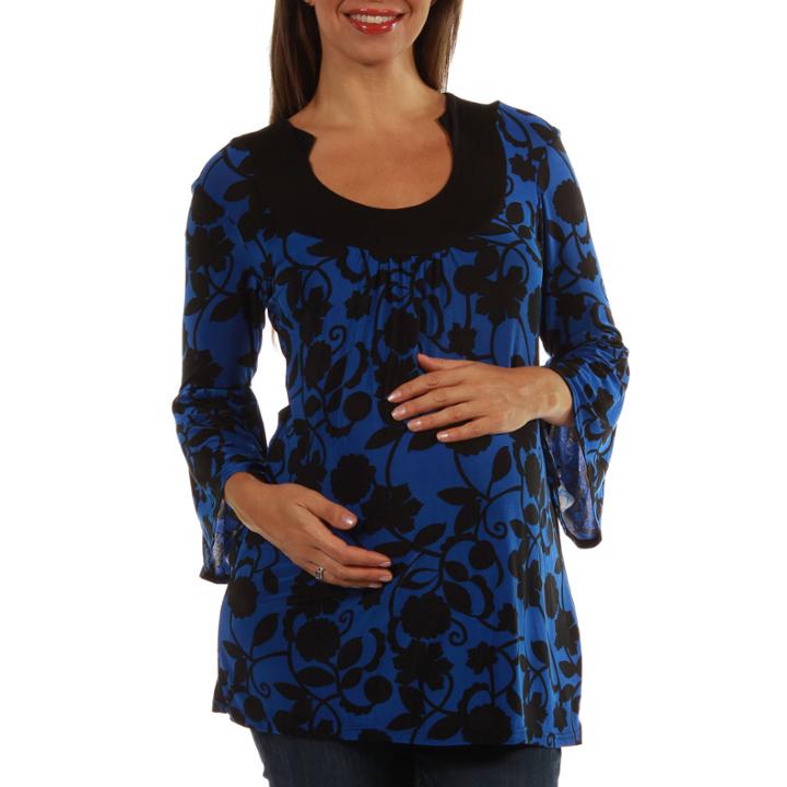 24/7 Comfort Apparel European Vogue High Style Tunic Top