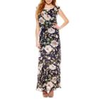 Stella Parker Sleeveless Floral Maxi Dress