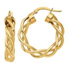 Made In Italy 14k Gold 16mm Hoop Earrings