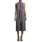 Emarld Sundae Sleeveless Stripe Maxi Dress-juniors