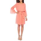 Emma And Michele 3/4 Sleeve Blouson Dress