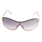 Nicole By Nicole Miller Rimless Shield Uv Protection Sunglasses-womens