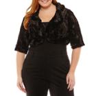 Robbie Bee 3/4 Sleeve Shrug - Plus