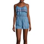Arizona Ruffle Chambray Romper