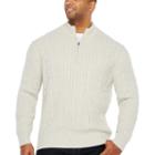 Izod Collar Neck Long Sleeve Pullover Sweater - Big And Tall