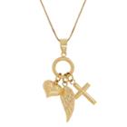 Infinite Gold 14k Yellow Gold Inspirational Charmspendant Necklace