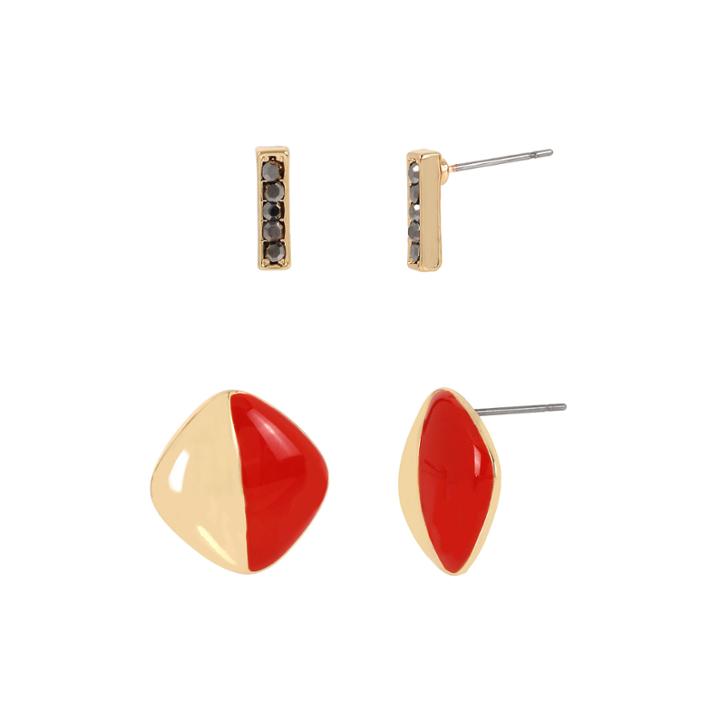 Bleu&trade; Duo Stud Earrings