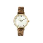 Olivia Pratt Cork Womens Brown Strap Watch-60000