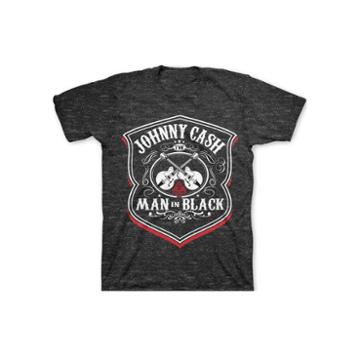 Johnny Cash Man In Black T-shirt