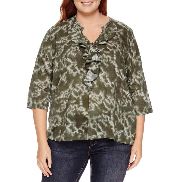 A.n.a Woven Blouse-plus