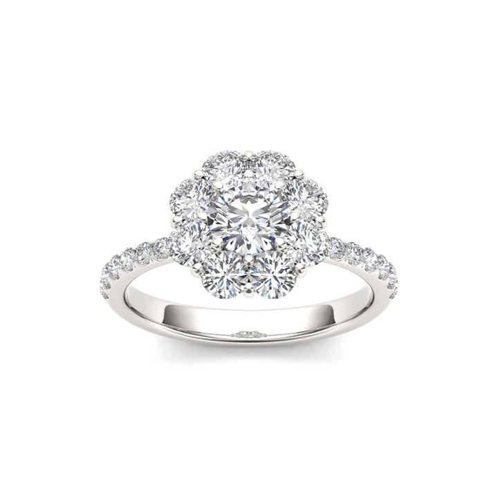 1 3/4 Ct. T.w. Diamond 14k White Gold Engagement Ring