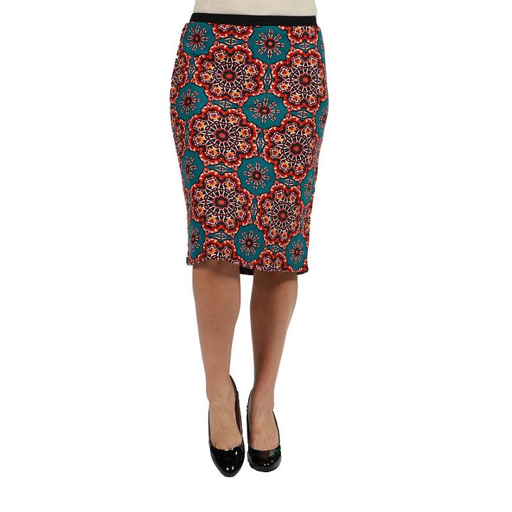24/7 Comfort Apparel Dallas Skirt - Plus