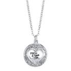 Crystal Sophistication&trade; Mom I Love You Necklace Pendant