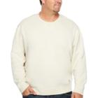Izod Long Sleeve Saltwater Terry Crew Long Sleeve Crew Neck T-shirt-big And Tall