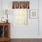 Waverly Fresco Flourish Rod-pocket Tailored Valance