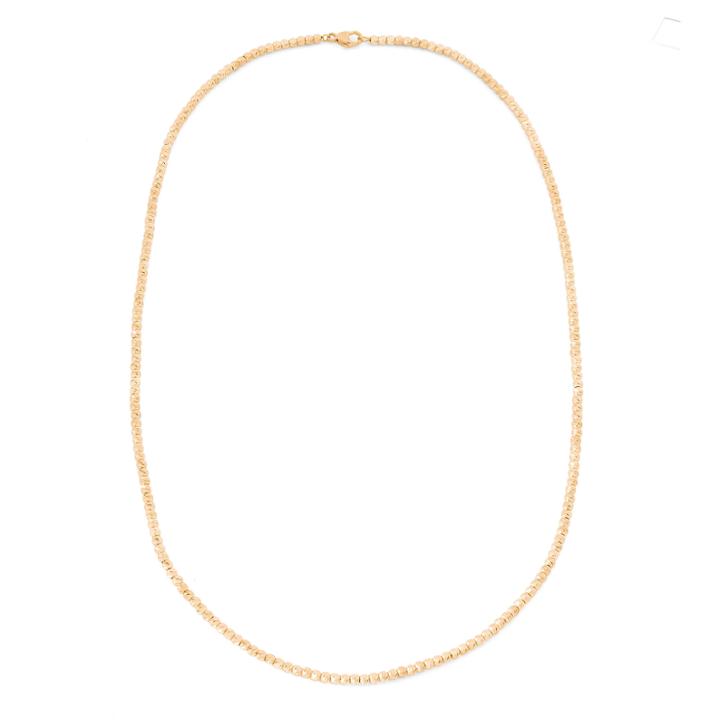 14k Gold Over Silver Beaded Necklace