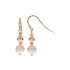 Cultured Freshwater Pearl 14k Gold Over Silver Drop Earrings