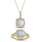 Womens 2-pc. Multi Color Opal 10k Gold Jewelry Set