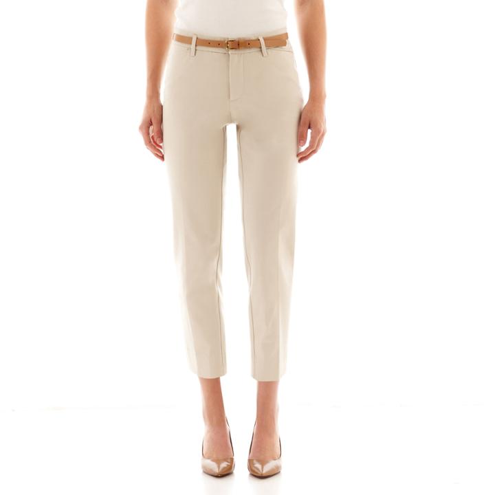 Stylus&trade; Stretch Twill Ankle Pant
