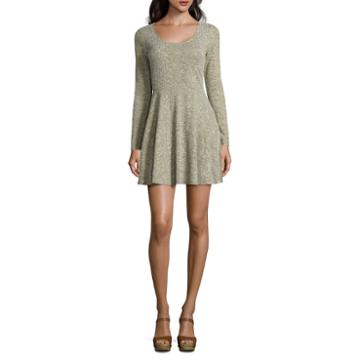 Love And Let Love Long Sleeve A-line Dress-juniors