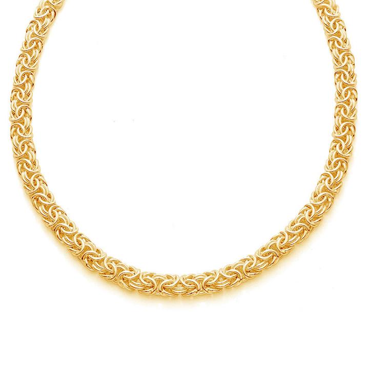 Made In Italy Semisolid Byzantine 20 Inch Chain Necklace