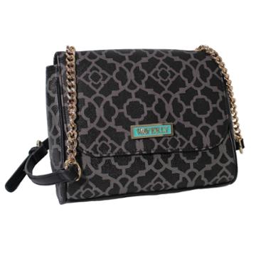 Waverly Lattice Flap Crossbody Bag