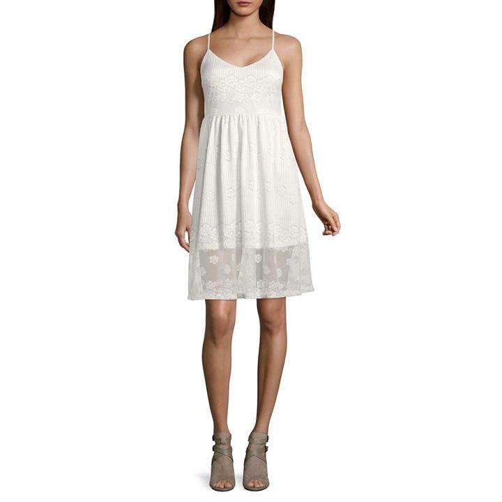 Libby Edelman Sleeveless Stretch Lace Dress