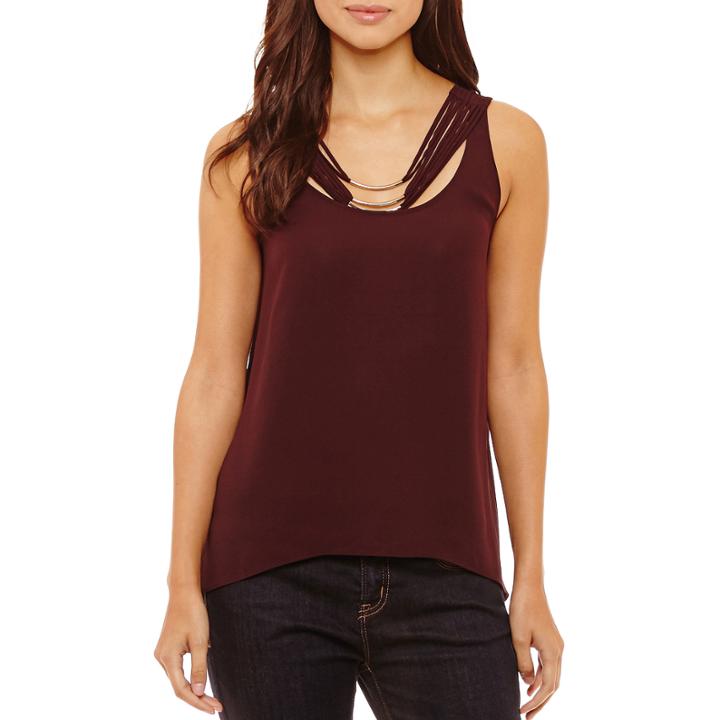 Bold Elements Layered Necklace Top