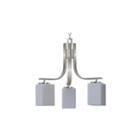 Chianna 3-light Silver Chandelier