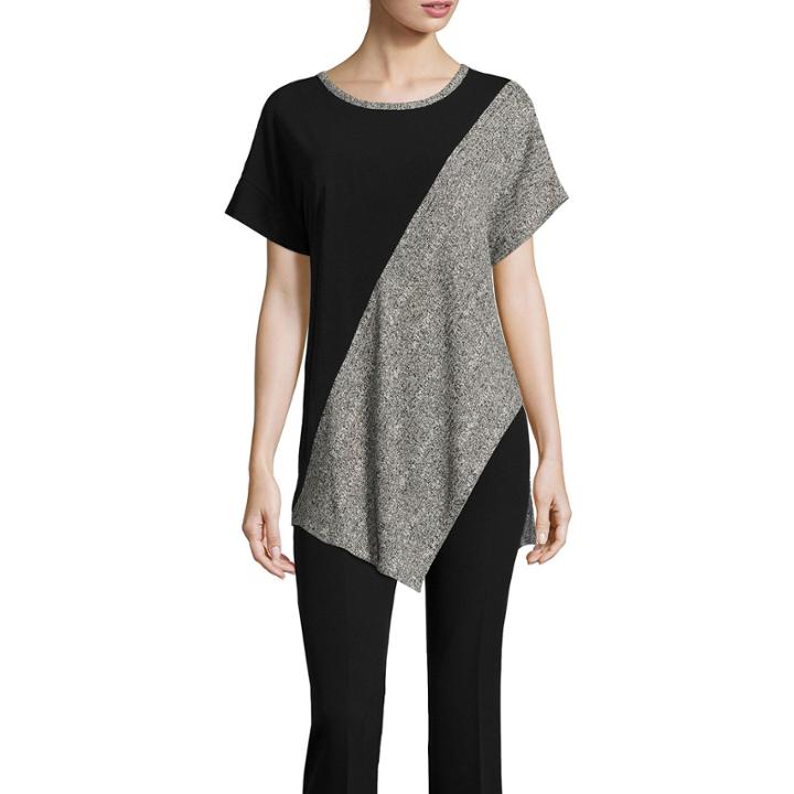 Worthington Edition Asymmetric Tee