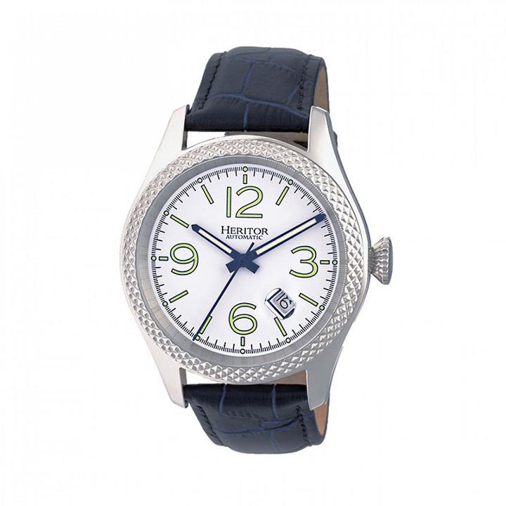 Heritor Unisex Blue Strap Watch-herhr7102