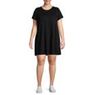 Xersion Short Sleeve Cut Out Back Dress - Plus