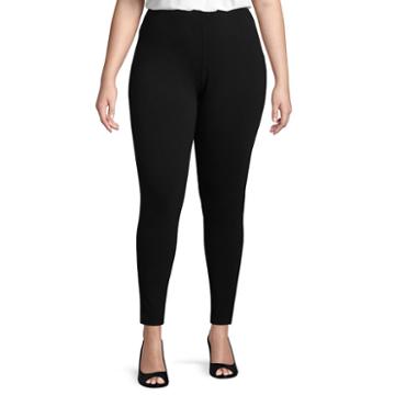 Lark Lane Tropical Twist Jersey Leggings- Plus